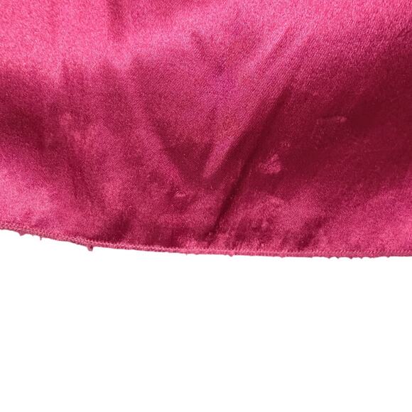 Medieval Renaissance Fair Magenta Long Sleeve Empire Gold Braid Costume Dress L - Picture 7 of 13